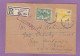 LETTRE RECOMMANDEE DE VALETTA POUR SAN ANTONIO,TEXAS,U.S.A.,CACHET " CUSTOMS USA ". - Malte