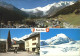11877318 Saas-Fee Panorama Dorfpartie Mit Kirche Saas-Fee - Other & Unclassified