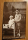 19404. Fotografia Cartolina Epoca Bambini In Posa Aa '20 Italia - 13,5x8,5 - Personas Anónimos