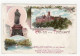 39002506 - Gruss Aus Eisenach I. Thuer. Lutherdenkmal Prinzenteich Wartburg Von Osten Ungelaufen  Kleiner Knick An Der  - Eisenach