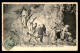 38 - LA BALME - LES GROTTES - CARAVANE ALLANT AUX PETITS BASSINS - La Balme-les-Grottes