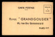 75 - PARIS 5EME - CARTE D'ABONNEMENT - REVUE GRANDGOUSIER, 15 RUE DU SOMMERARD - District 05