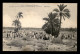 SCENES ET TYPES - SAHARA - FEMMES ARABES VISITANT UN MARABOUT DE L'INTERIEUR - Scenes