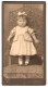 Fotografie F. Begsteiger, Cottbus, Kaiser-Friedrichstrasse 127, Kleines Mädchen Posiert Auf Einem Stuhl  - Anonymous Persons