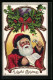 Präge-AK Der Weihnachtsmann Liest Einen Brief  - Santa Claus