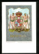 AK Wappen Dänemark Mit Krone  - Genealogy