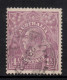 AUSTRALIA 1924 - 25 4.1/2d VIOLET  KGV STAMP PERF.14 1st WMK SG.81 VFU. - Gebraucht