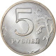 Russie, 5 Roubles, 1997, Moscou, Cupronickel Plaqué Cuivre, SPL, KM:606 - Russie