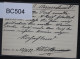 Deutsches Reich 192 Gestempelt Portogerechte Einzelfrankatur Auf Karte #BC504 - Briefe U. Dokumente