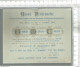 PK / CARTE Union FRATERNELLE PORTEURS ET EMPLOYES DE JOURNAUX  1897 MATINEE CONCERT CARTE D'ENTREE UNE PERSONNE - Membership Cards