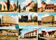 73862671 Kitzingen Main Siedlung Kath Kirche Postamt Ev Kirche Hochhaus Faltertu - Kitzingen