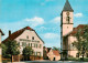 73862591 Langensteinbach Karlsbad Gasthaus Gruener Baum Kirche Langensteinbach K - Andere & Zonder Classificatie