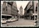 Fotografie Unbekannter Fotograf, Ansicht Leutkirch, Strassenansicht Mit Kaiser's Kaffee Geschäft  - Places