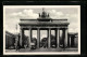 AK Berlin, Brandenburger Tor Mit Doppeldeckerbus  - Other & Unclassified