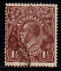AUSTRALIA 1919  1.1/2d RED-BROWN  KGV STAMP PERF.14 LMW SG.52 VFU. - Used Stamps