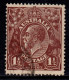 AUSTRALIA 1919  1.1/2d RED-BROWN  KGV STAMP PERF.14 LMW SG.52 VFU. - Gebraucht