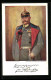 Künstler-AK Paul Von Hindenburg In Uniform Mit Eisernem Kreuz Und Verzierter Pickelhaube  - Historical Famous People
