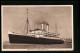 AK Passagierschiff R.M.S. Orontes, Der Dampfer Der Orient Line Passiert Eine Stadt  - Passagiersschepen