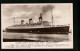 AK Passagierschiff R.M.S. Queen Mary, Seitliche Ansicht Des Dampfers Der Cunard White Star Line  - Passagiersschepen