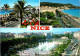 2-5-2024 (3 Z 40) France - Nice (posted In 1996 With Santons De Provence Stamp) - Parcs Et Jardins