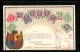 AK Briefmarken Von Fiji, Landkarte Und Wappen, Korrespondenz- Und Werbekarte Briefmarkenversand St. Ottilien  - Postzegels (afbeeldingen)