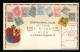 AK Briefmarken Von Guiana, Landkarte Und Wappen  - Briefmarken (Abbildungen)
