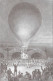 BALLON - LE  JULES FAVRE  N°2 ( GARE DU NORD PARIS A BELLE ILE EN MER ) CACHETS BALLON MUSEE POSTAL CANNES 1959, A VOIR - Fesselballons