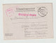 Prisoner Of War Letter From Germany To France, Stalag III C Located Sagan, Now Zagan, Poland, Posted  19.5.1941 - Militaria