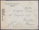 Grèce - Env. Par Avion Affr. 52D Càd ΑΘΗΝΑ /26.V.1945 (Athènes) Pour BRUXELLES - Bande Censure - Lettres & Documents