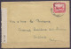 Nouvelle Zélande - Env. Affr. 6d Càd LYTTELTON /MAY 15 1945 Pour ANTWERP (Anvers) Belgium - Bande Et Cachet Censure (au  - Guerra 40 – 45 (Cartas & Documentos)