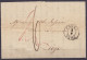 L. Datée 2 Septembre 1842 De COLOGNE Càd COELN /2/9 Pour Libraire Imprimeur à LIEGE - Port "6" (au Dos: Càd "ALLEMAGNE P - 1830-1849 (Independent Belgium)