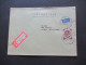 BRD 1953 Posthorn Nr.135 EF Tagesstempel Und Einschreiben Köln Schlachthof Fernbrief Nach Menden Sauerland - Storia Postale