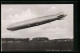 AK Luftschiff LZ 127 Graf Zeppelin Bei Der Landung  - Zeppeline