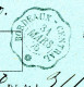 GIRONDE TELEGRAMME 1875 BORDEAUX CENTRAL CACHET DU BUREAU TELEGRAPHIQUE VOIR LES SCANS - 1849-1876: Période Classique