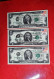 3x 1976 $2 DOLLARS USA UNITED STATES BANKNOTE UNCIRCULATED UNC/aUNC+ BILLETE ESTADOS UNIDOS*COMPRAS MULTIPLES CONSULTAR* - Biljetten Van De  Federal Reserve (1928-...)