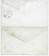 2x Covers Edinburgh To Boekelhohlm, 1874 - Altri & Non Classificati
