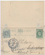 Post Card Fiji Suva 1905 To Ludwigsburg, Forwarded To Ulm With Answer Card - Fiji (1970-...)