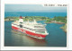 Cruise Liner M/S CINDERELLA  - Passing Helsinki Sea Fortress Suomenlinna  - VIKING LINE Shipping Company - Fähren