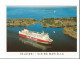Cruise Liner M/S MARIELLA  - Passing Helsinki Sea Fortress Suomenlinna  - VIKING LINE Shipping Company - Ferries