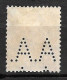 1 04	05	N°	189	Perforé		AA 8		ALPHONSE ARGOD - Used Stamps
