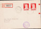 1946. NORGE. Two Ex Red Cross 20+10 On Censored Registered Cover To Kumpu, Finland Cancelled ... (Michel 307) - JF545660 - Covers & Documents