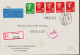 1941. NORGE. Fine Censored Registered Envelope With 4 Ex 20 ØRE And 10 ØRE 
 Lion To Reichs... (Michel 184+) - JF545664 - Briefe U. Dokumente