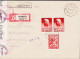 1944. NORGE. Fine Registered Envelope To Schweiz With Pair 20+30 ØRE Quisling RIKSTINGET 1942... (Michel 271) - JF545674 - Covers & Documents