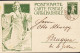 1909. SCHWEIZ. 5 C. TELLKNABE Postkarte INAUGURATION DU MONUMENT COMMEMORATIF DE LA FONDATION DEL UNION PO... - JF545722 - Interi Postali