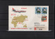 Schweiz Luftpost FFC Swissair  6.4.1974 Zürich - Bombay - Tokio Vv - Erst- U. Sonderflugbriefe