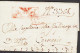 1854. MODENA. Nice Cover With Red Cancel To Corregio. Reverse Bell Shaped Cancel 29 DIC 54. Interesting Co... - JF545742 - Modena