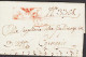 1854. MODENA. Nice Cover With Red Cancel To Corregio. Reverse Bell Shaped Cancel 29 DIC 54. Interesting Co... - JF545742 - Modène