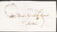 1853. VITERBO. Fine Envelope With Cancel VITERBO And Official Large Side Cancel. Original Letter Included ... - JF545744 - Romagne