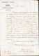 1853. VITERBO. Fine Envelope With Cancel VITERBO And Official Large Side Cancel. Original Letter Included ... - JF545744 - Romagne