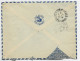 INDOCHINE PA 2CX3+1C+ 15CX2 EXPO PARIS 1937 LETTRE COVER AVION LINH DAM 19.1.1939 ANNAM POUR FRANCE - Briefe U. Dokumente